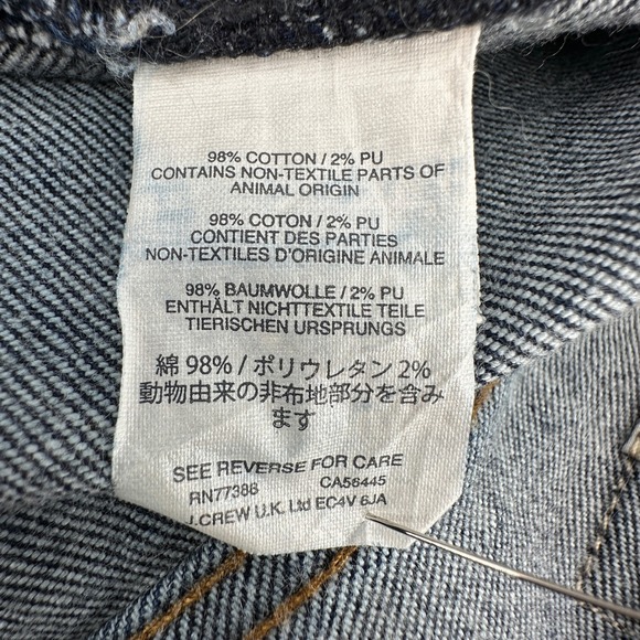 J.Crew 770 Straight-Fit Stretch Jeans Mens 34x30 Indigo Blue Denim Exc.Cond. - Picture 7 of 12